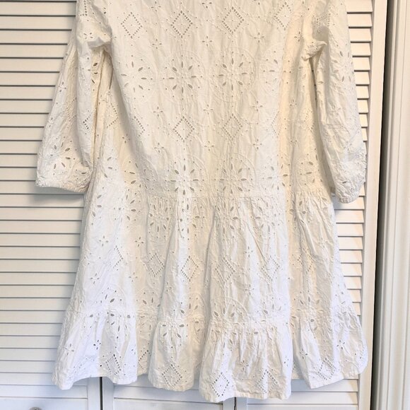 White Eyelet Dress - Picture 4 of 4